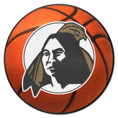 Fan Mats  LLC UNC Pembroke Braves Basketball Mat Orange