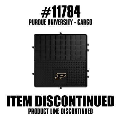 Fan Mats  LLC Purdue Boilermakers Heavy Duty Vinyl Cargo Mat Black