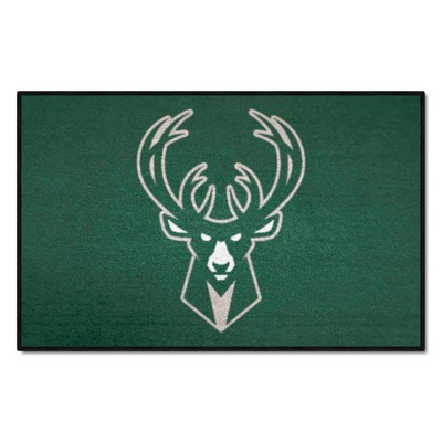 Fan Mats  LLC Milwaukee Bucks Starter Mat Green