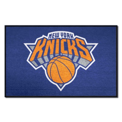 Fan Mats  LLC New York Knicks Starter Mat Blue