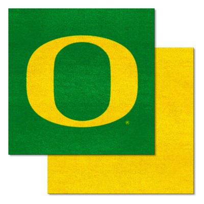 Fan Mats  LLC Oregon Ducks Team Carpet Tiles Green