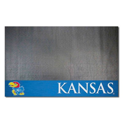 Fan Mats  LLC Kansas Jayhawks Grill Mat Blue