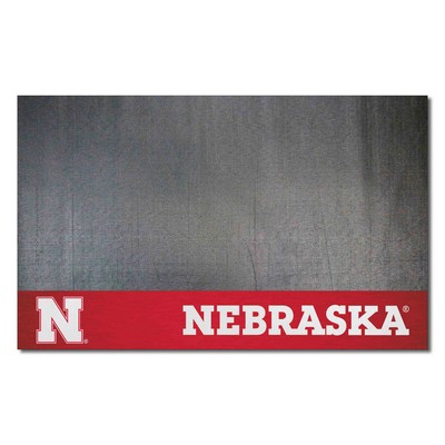 Fan Mats  LLC Nebraska Cornhuskers Grill Mat Red