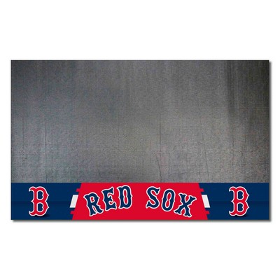 Fan Mats  LLC Boston Red Sox Grill Mat Red