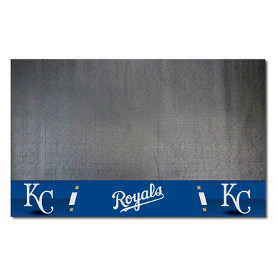 Fan Mats  LLC Kansas City Royals Grill Mat Blue