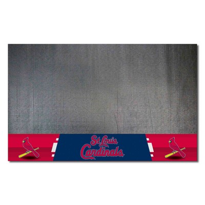 Fan Mats  LLC St. Louis Cardinals Grill Mat Red