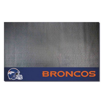 Fan Mats  LLC Denver Broncos Grill Mat Navy