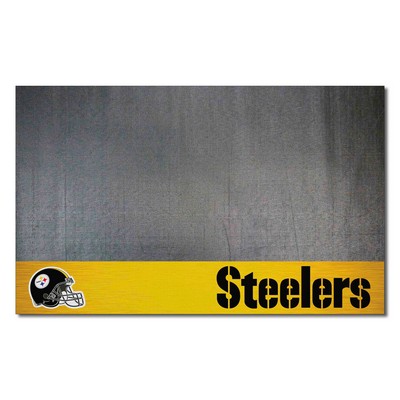 Fan Mats  LLC Pittsburgh Steelers Grill Mat Black