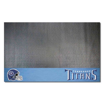 Fan Mats  LLC Tennessee Titans Grill Mat Navy