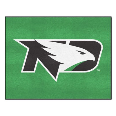 Fan Mats  LLC North Dakota Fighting Hawks All-Star Mat Green