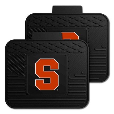 Fan Mats  LLC Syracuse Orange 2 Utility Mats Black