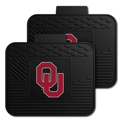 Fan Mats  LLC Oklahoma Sooners 2 Utility Mats Black