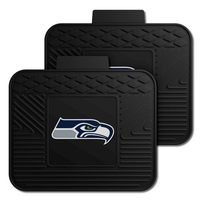 Fan Mats  LLC Seattle Seahawks 2 Utility Mats Black