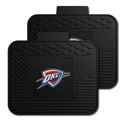 Fan Mats  LLC Oklahoma City Thunder 2 Utility Mats Black