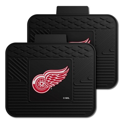 Fan Mats  LLC Detroit Red Wings 2 Utility Mats Black