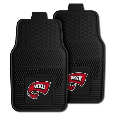 Fan Mats  LLC Western Kentucky Hilltoppers 2-pc Vinyl Car Mat Set Black