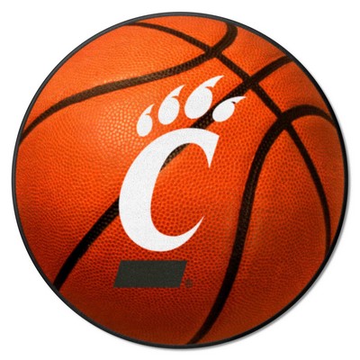 Fan Mats  LLC Cincinnati Bearcats Basketball Mat Orange