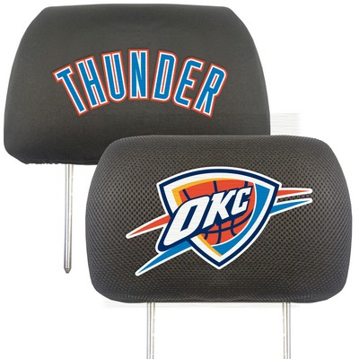 Fan Mats  LLC Oklahoma City Thunder Head Rest Cover Black