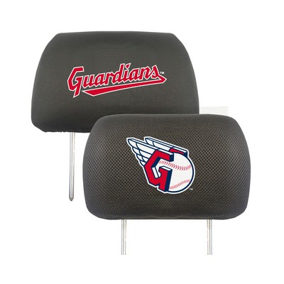 Fan Mats  LLC Cleveland Guardians Head Rest Cover Black