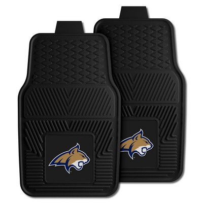 Fan Mats  LLC Montana State Grizzlies 2-pc Vinyl Car Mat Set Black