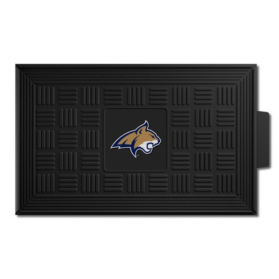 Fan Mats  LLC Montana State Grizzlies Medallion Door Mat Black