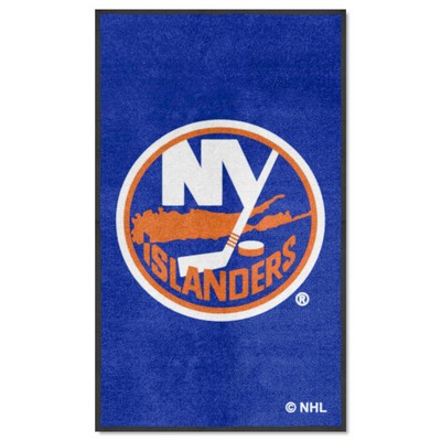 Fan Mats  LLC New York Islanders 3x5 Logo Mat Portrait Blue