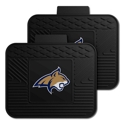 Fan Mats  LLC Montana State Grizzlies 2 Utility Mats Black