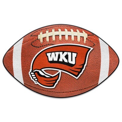 Fan Mats  LLC Western Kentucky Hilltoppers Football Mat Brown