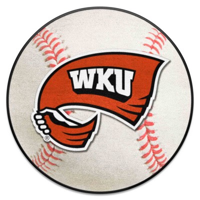 Fan Mats  LLC Western Kentucky Hilltoppers Baseball Mat White