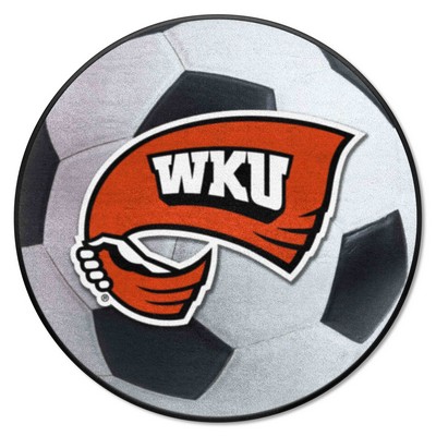 Fan Mats  LLC Western Kentucky Hilltoppers Soccer Ball Mat White