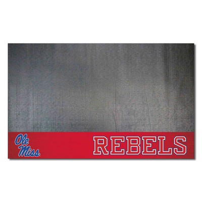 Fan Mats  LLC Ole Miss Rebels Grill Mat Red