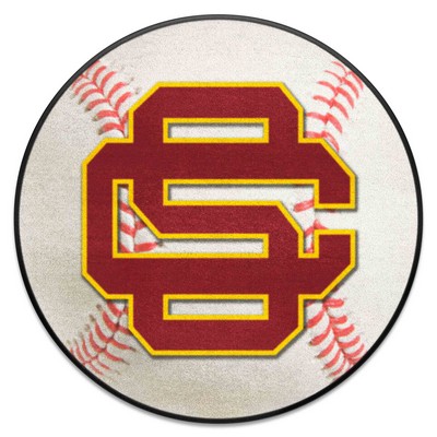 Fan Mats  LLC Southern California Trojans Baseball Mat White