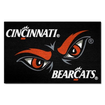 Fan Mats  LLC Cincinnati Bearcats Starter Mat Black