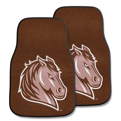 Fan Mats  LLC Southwest Minnesota State Mustangs 2-pc Carpet Car Mat Set Black