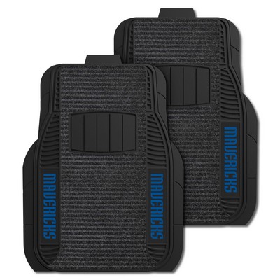 Fan Mats  LLC Dallas Mavericks 2-pc Deluxe Car Mat Set Black