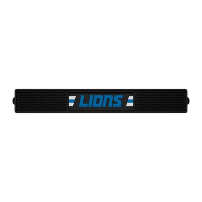 Fan Mats  LLC Detroit Lions Drink Mat Black