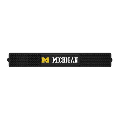 Fan Mats  LLC Michigan Wolverines Drink Mat Black