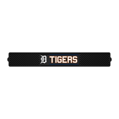 Fan Mats  LLC Detroit Tigers Drink Mat Black