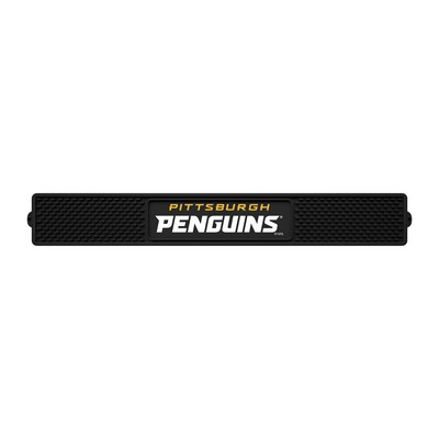 Fan Mats  LLC Pittsburgh Penguins Drink Mat Black