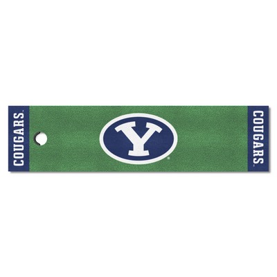 Fan Mats  LLC BYU Cougars Putting Green Mat Green