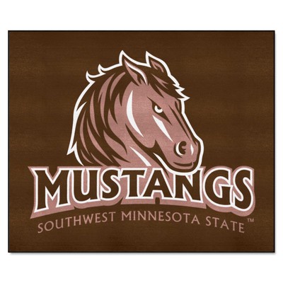 Fan Mats  LLC Southwest Minnesota State Mustangs Tailgater Mat Black