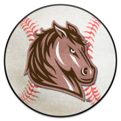 Fan Mats  LLC Southwest Minnesota State Mustangs Baseball Mat White