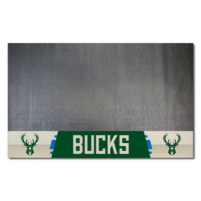 Fan Mats  LLC Milwaukee Bucks Grill Mat Black