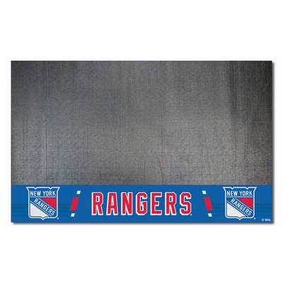 Fan Mats  LLC New York Rangers Grill Mat Black