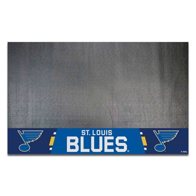 Fan Mats  LLC St. Louis Blues Grill Mat Black