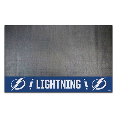 Fan Mats  LLC Tampa Bay Lightning Grill Mat Black