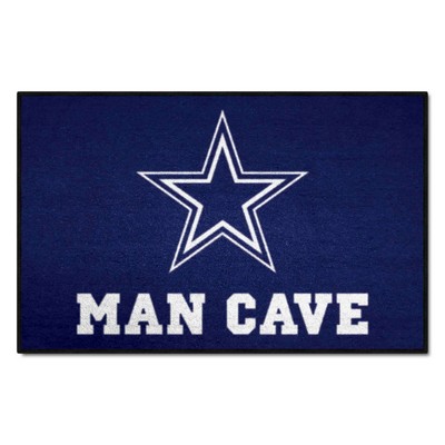 Fan Mats  LLC Dallas Cowboys Starter Mat Man Cave Navy