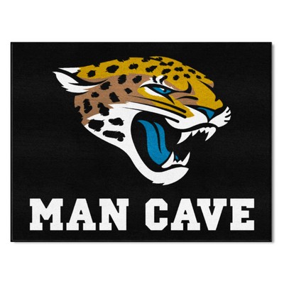 Fan Mats  LLC Jacksonville Jaguars All-Star Mat Man Cave Black