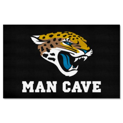 Fan Mats  LLC Jacksonville Jaguars Ulti-Mat Man Cave Black