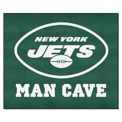 Fan Mats  LLC New York Jets Tailgater Mat Man Cave Green